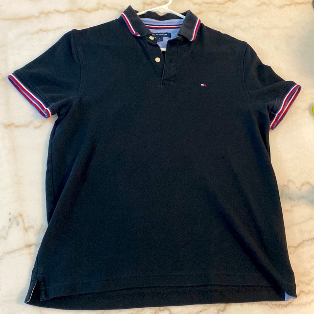 Men’s Tommy Hilfiger Medium Black Polo
